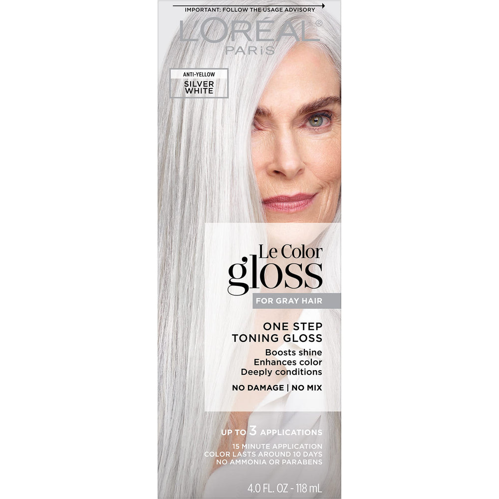 L'Oreal Paris front packaging showing product and main claims for easy identification