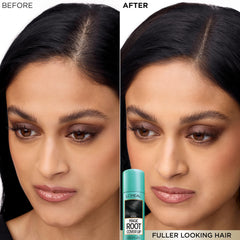 L'Oreal Paris spray mist texture of pigment showing quick-dry finish benefit