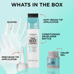 L'Oreal Paris color gel texture demonstrating smooth, ready-to-use consistency