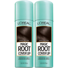 L'Oreal Paris front packaging showing size and shade, easy travel spray benefit