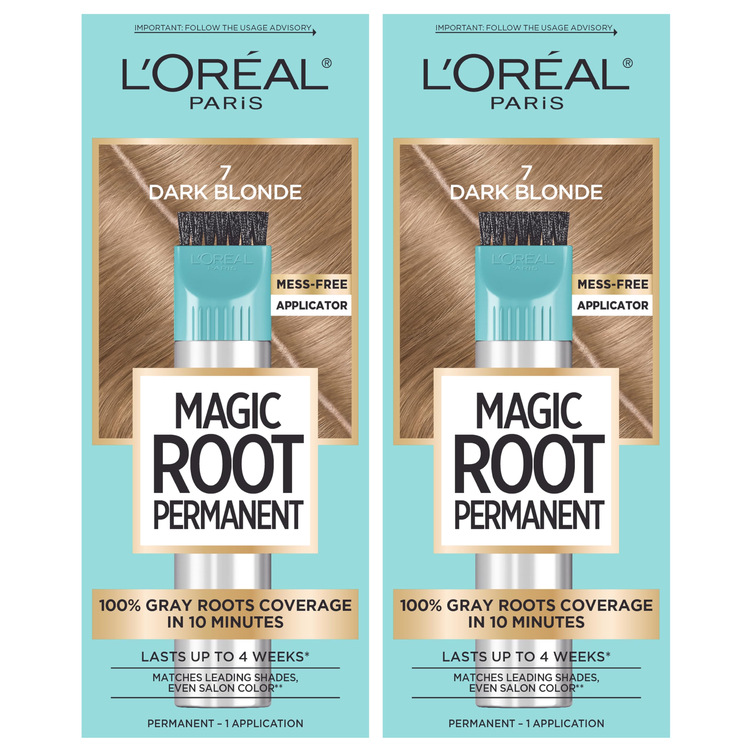 L'Oreal Paris front packaging showing product and shade for quick recognition and selection