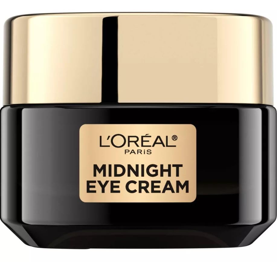 L'Oreal Paris cream texture close-up demonstrating lightweight, moisturizing finish