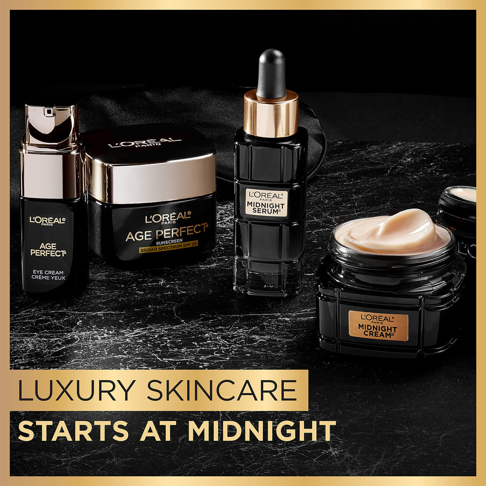 L'Oreal Paris recycled glass close-up emphasizing sustainable packaging benefit