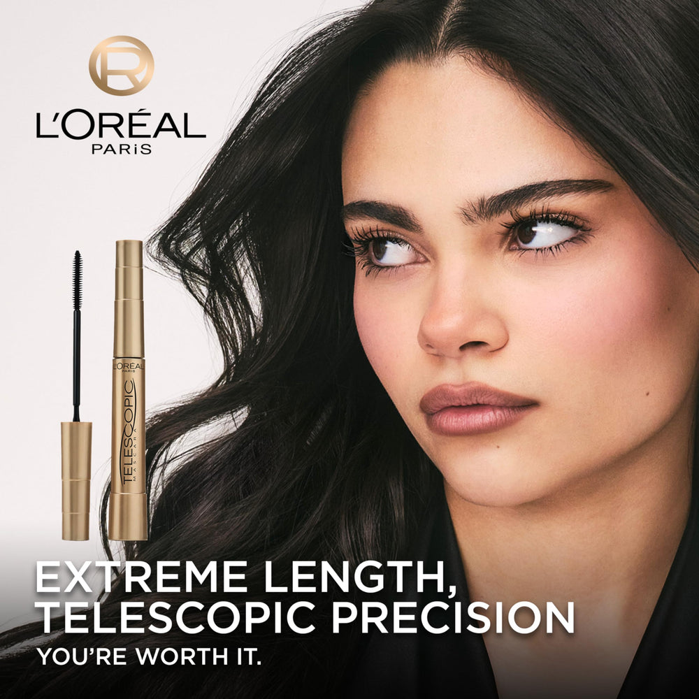 L'Oreal Paris closeup of patented precision brush for accurate application