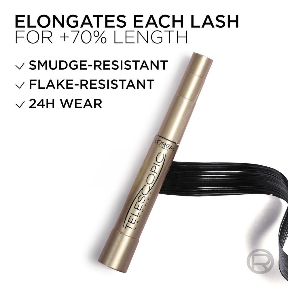 L'Oreal Paris open cap detail revealing flexible brush structure