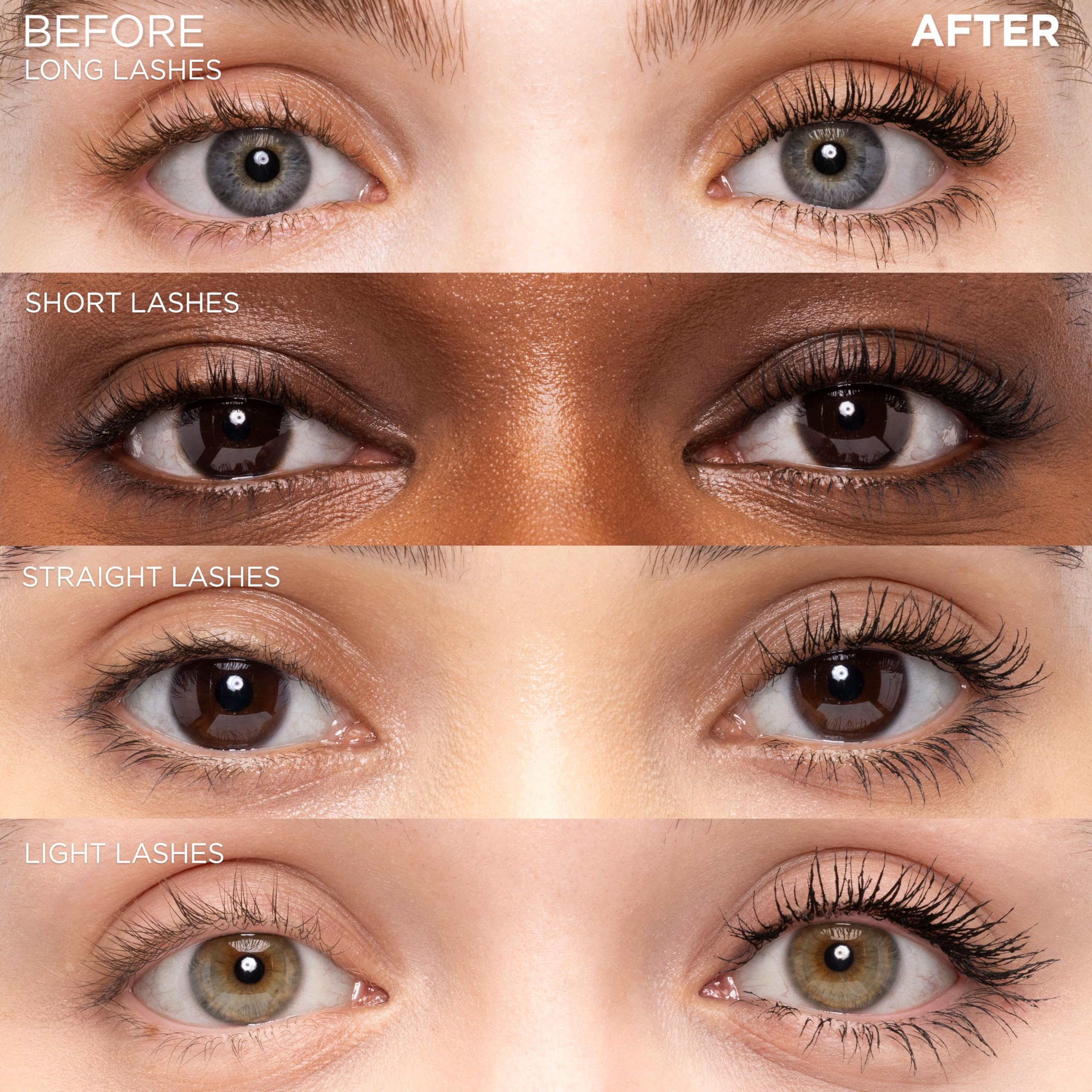 L'Oreal Paris creamy texture close-up highlighting smooth, clump-free finish