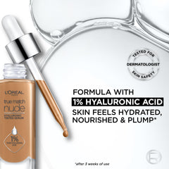 L'Oreal Paris application with fingers blending for seamless coverage benefit