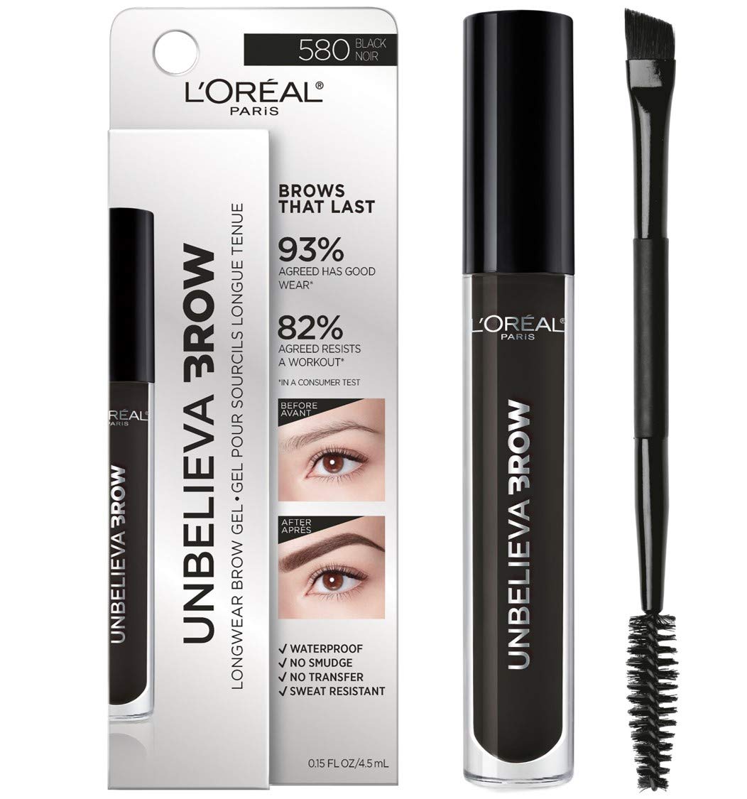 L'Oreal Paris product front packaging showing compact tube and branding benefit longwear