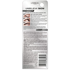 L'Oreal Paris gel texture swipe showing smooth tint for natural-looking color