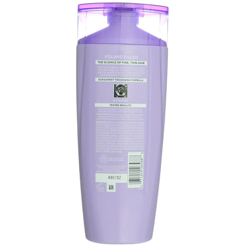 L'Oreal Paris bottle dispensing clear lather highlighting easy application