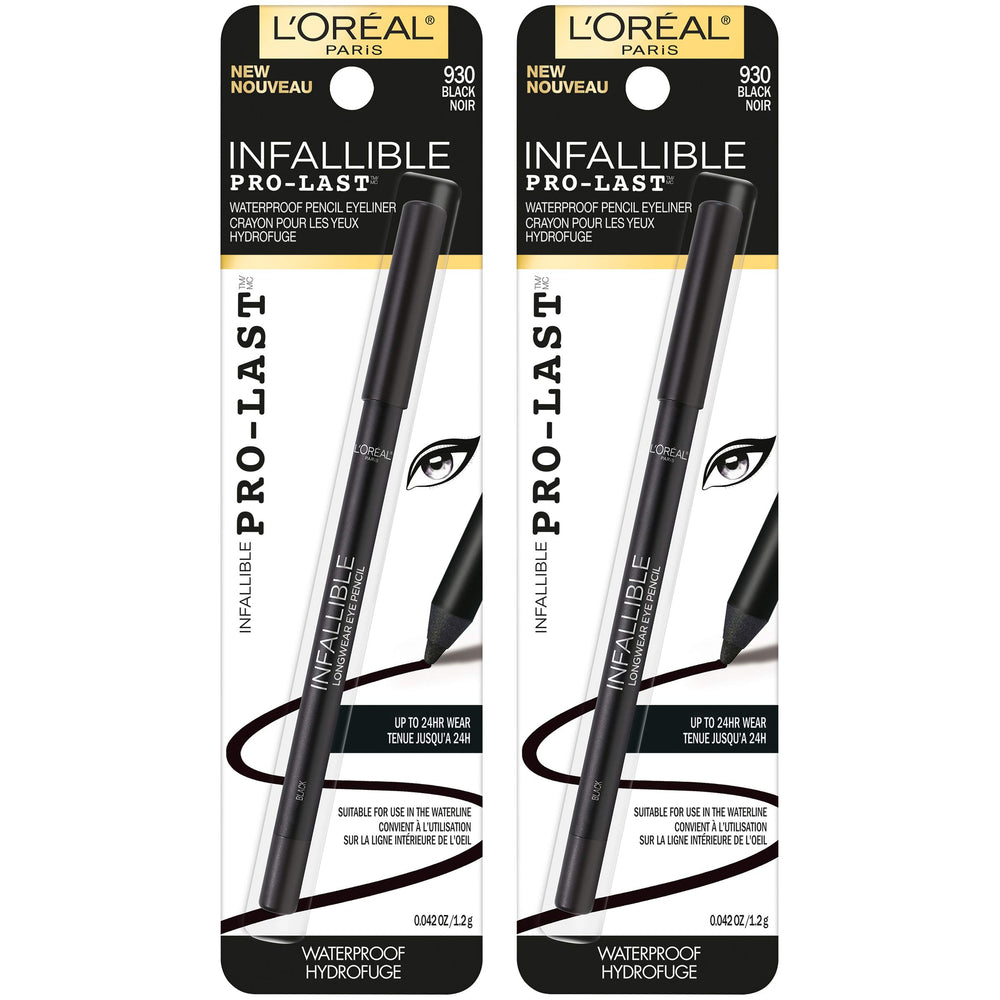 L'Oreal Pro-Last close-up of pencil tip showing creamy texture and precise glide for smooth lines