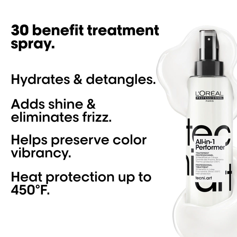 L'Oréal Professionnel texture and shine on hair reflecting healthy finish