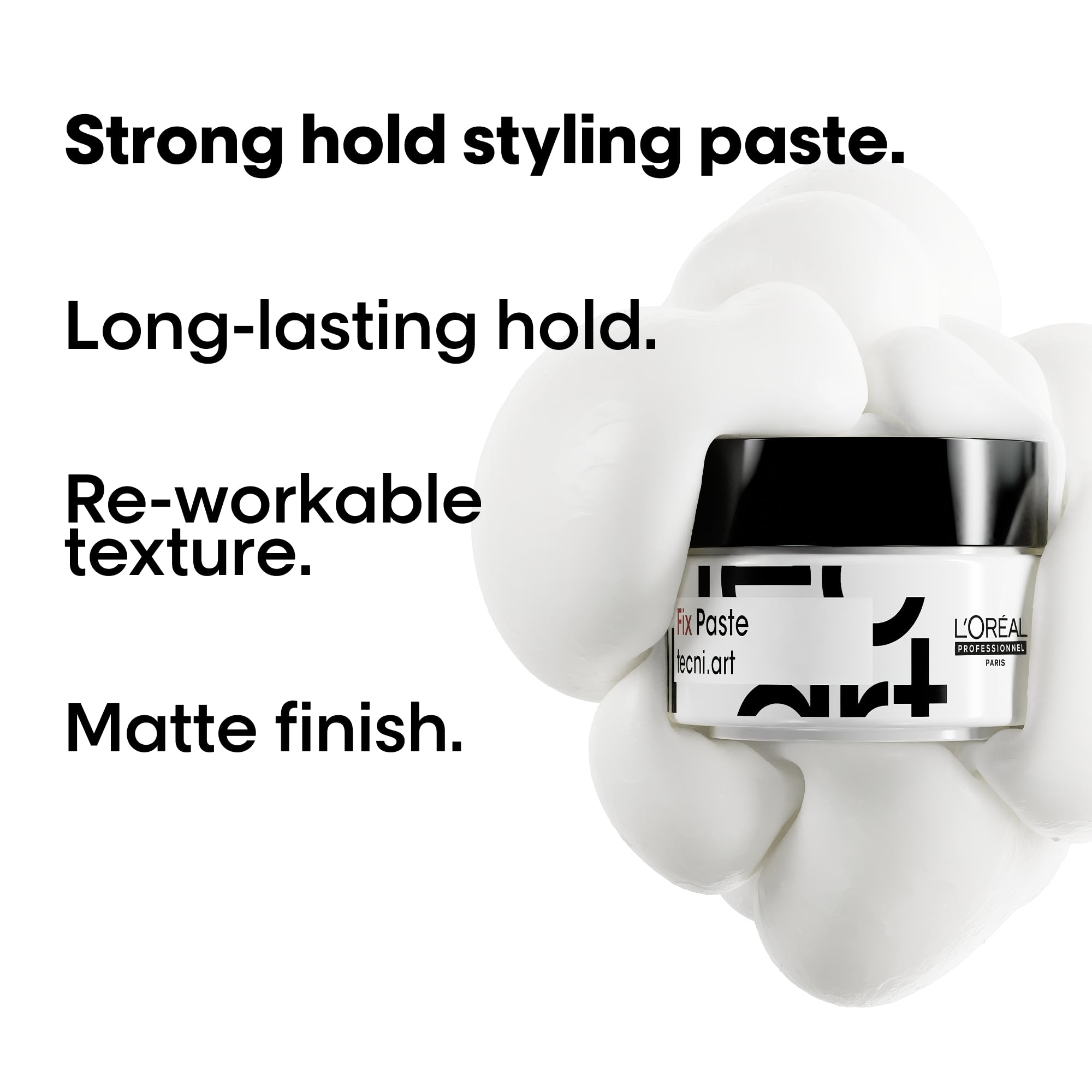 L'Oréal Professionnel paste on hands demonstrating easy distribution benefit