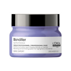 L'Oréal Professionnel Paris jar front view showing product for luminous blonde