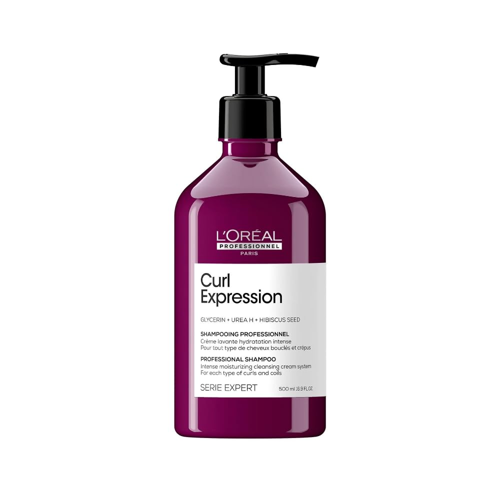 L'Oréal Professionnel front packaging showing product benefits and curl focus