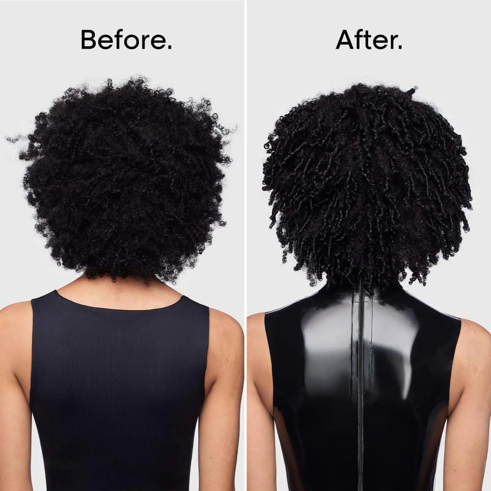 L'Oréal Professionnel shampoo in shower applied to wet curls for smoother detangling