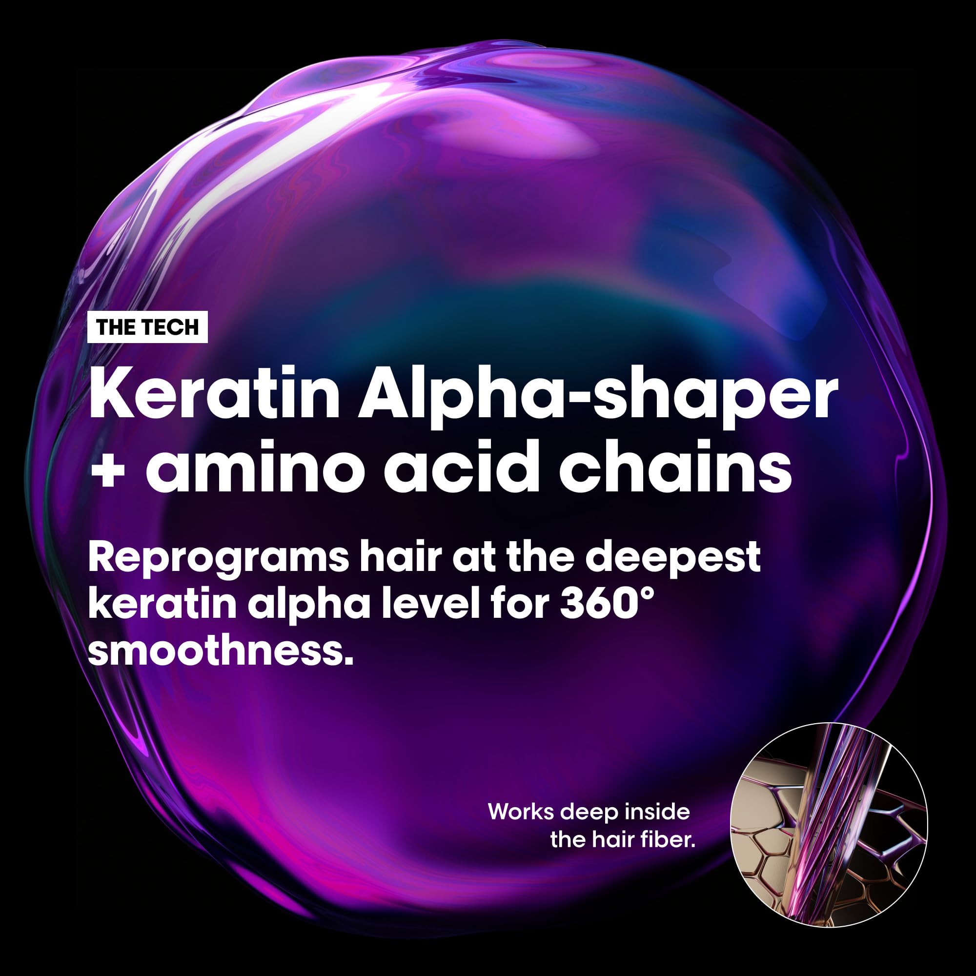 Label close-up of L'Oréal Professionnel ingredient list demonstrating safety