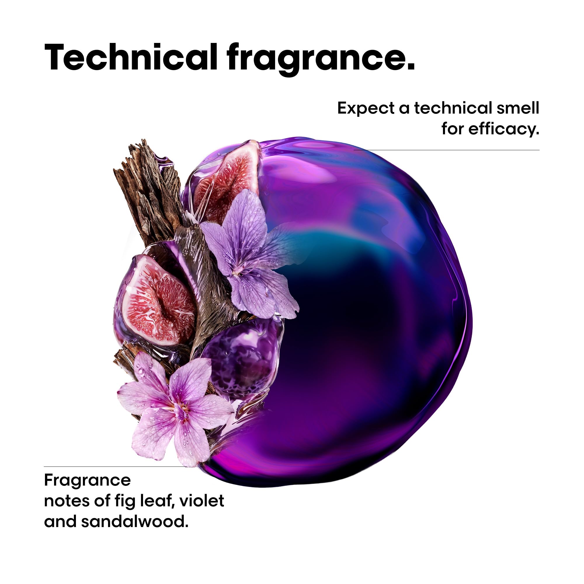 Product size shown next to hand for L'Oréal Professionnel scale and convenience