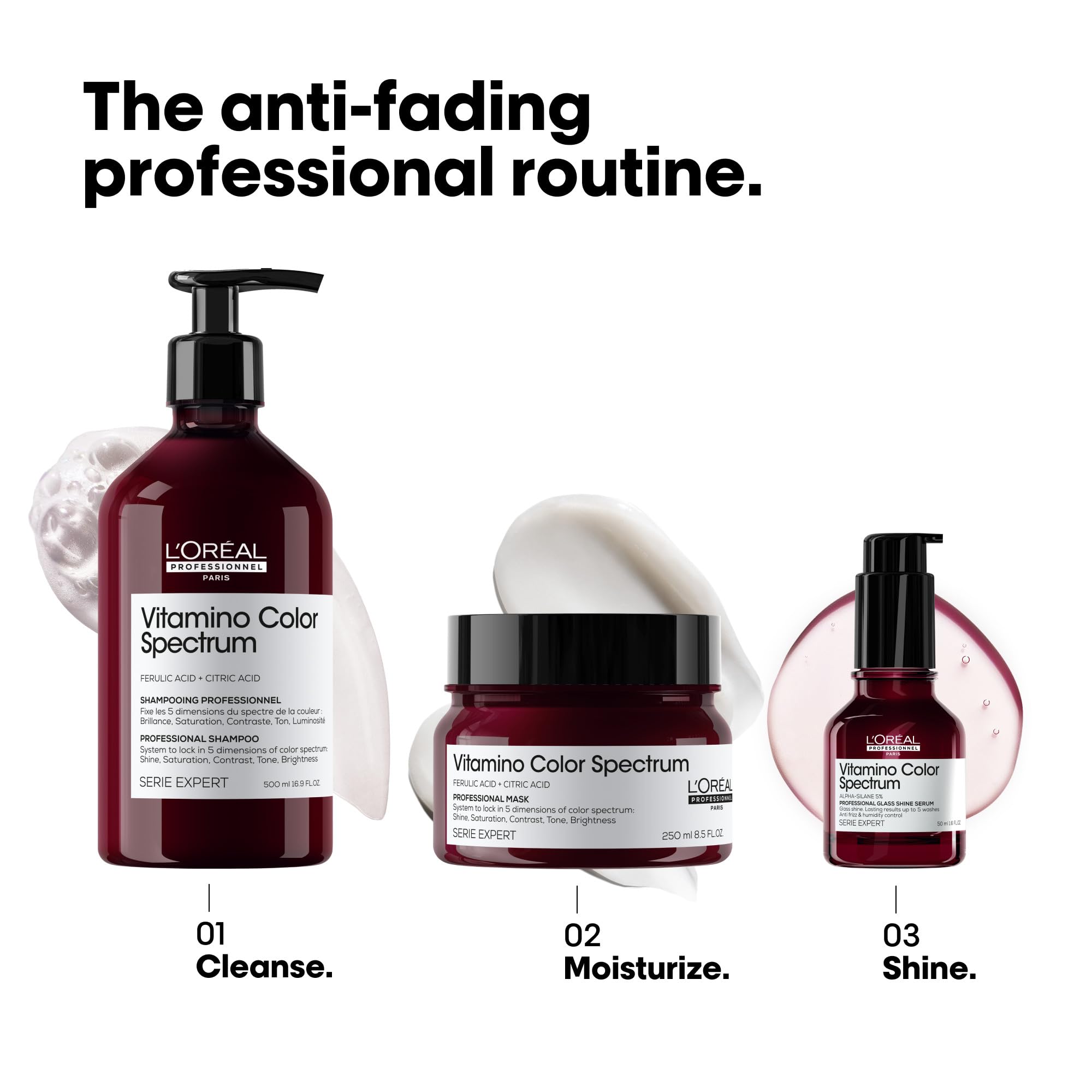 L'Oréal Professionnel in a salon setting conveying professional-grade color care