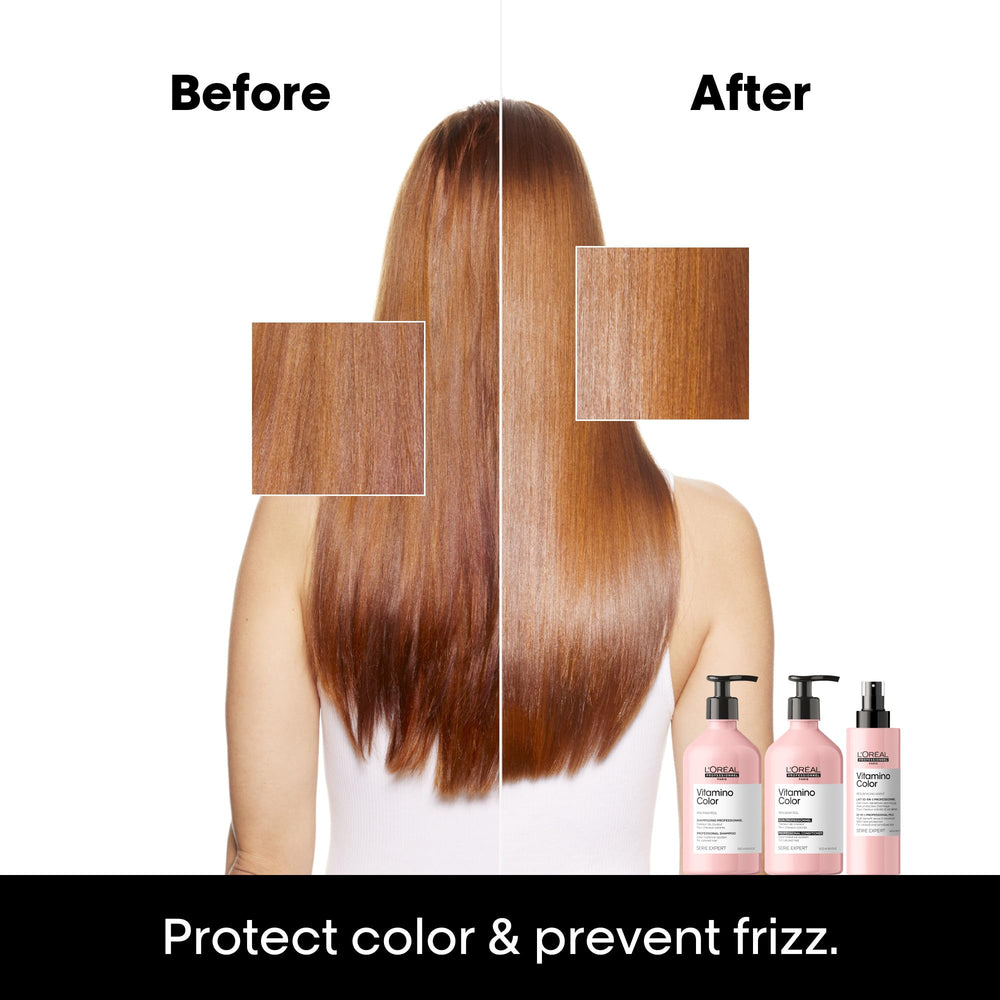 L’Oréal Professionnel back label close-up highlighting usage and ingredient info