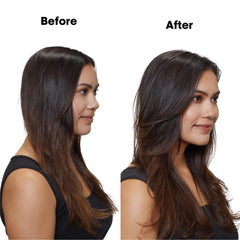 L'Oréal Professionnel applied on textured hair showing airy, matte volume benefit