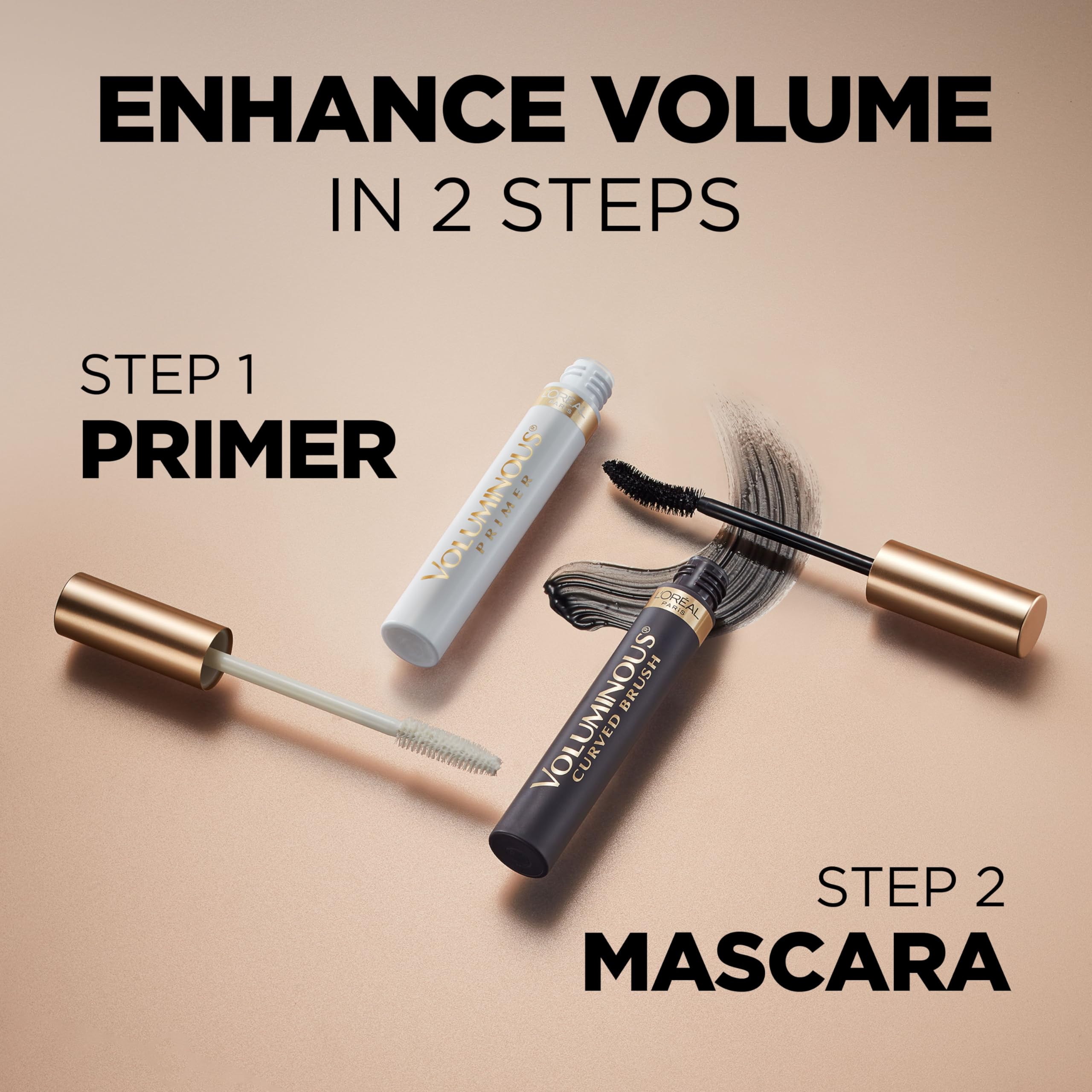 L'Oreal Paris removal with soap and water showing easy-clean benefit
