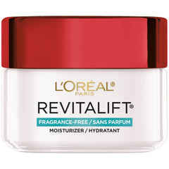 L'Oreal Paris Revitalift jar front view showing label and benefit