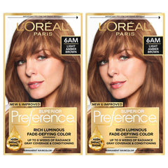 L'Oreal Paris front packaging showing kit and shade with clear benefit