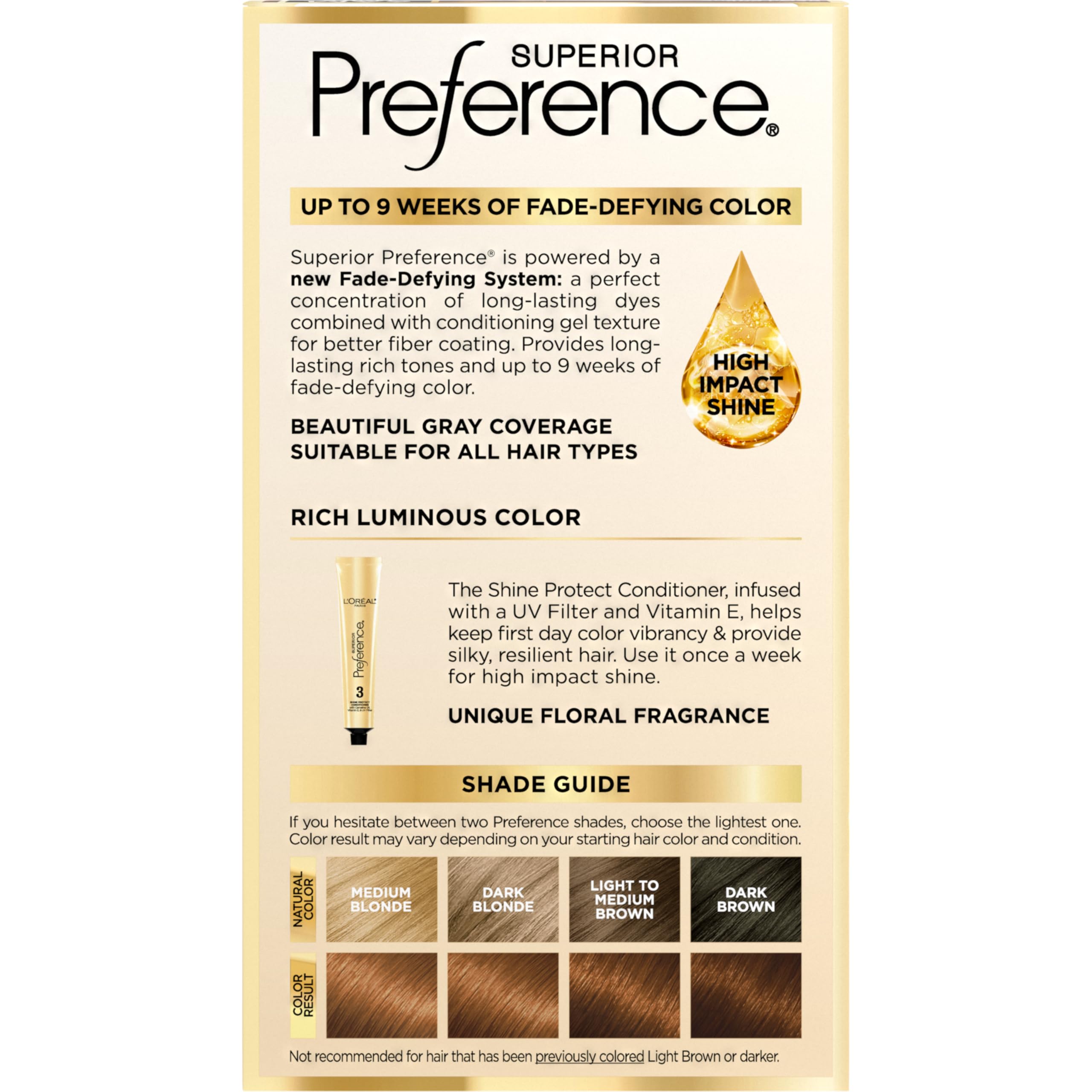 L'Oreal Paris product beside a ruler to show kit scale and content quantity