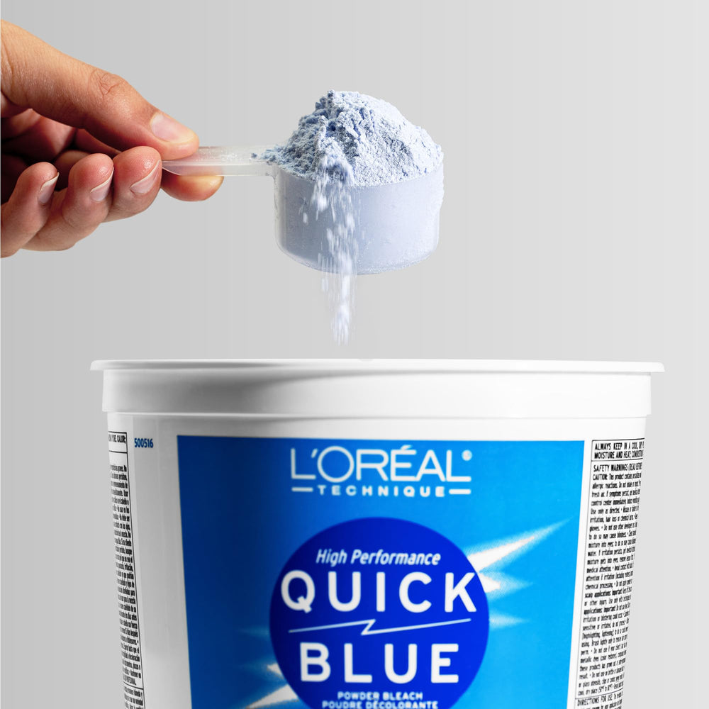 L'OREAL TECHNIQUE foil highlights application showing precise lift and control benefit