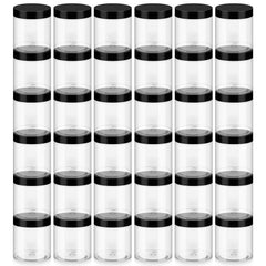 Loretoy clear jar front packaging showing 36-pack, saves space