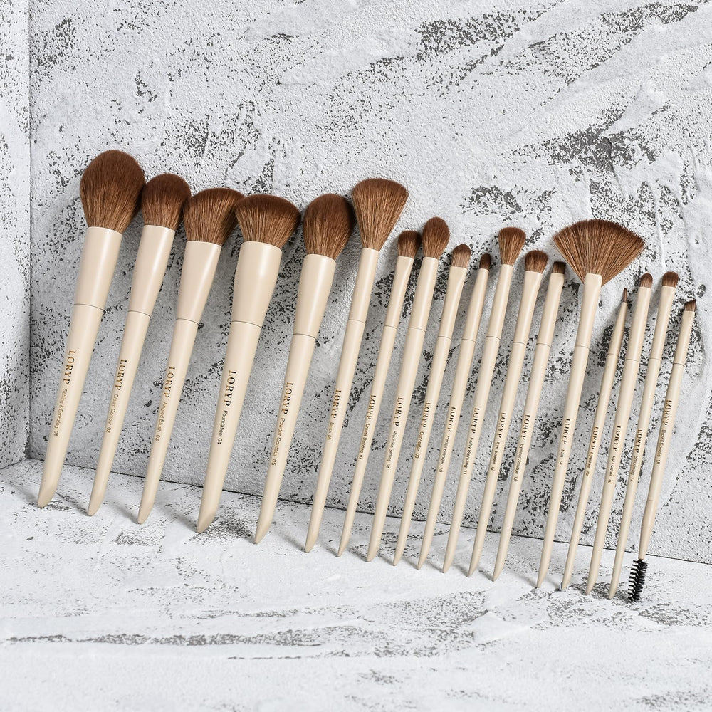 LORYP set styled on vanity showing organized tools for everyday routines
