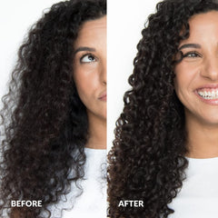 Love Ur Curls conditioner cream texture demonstrating hydration and slip