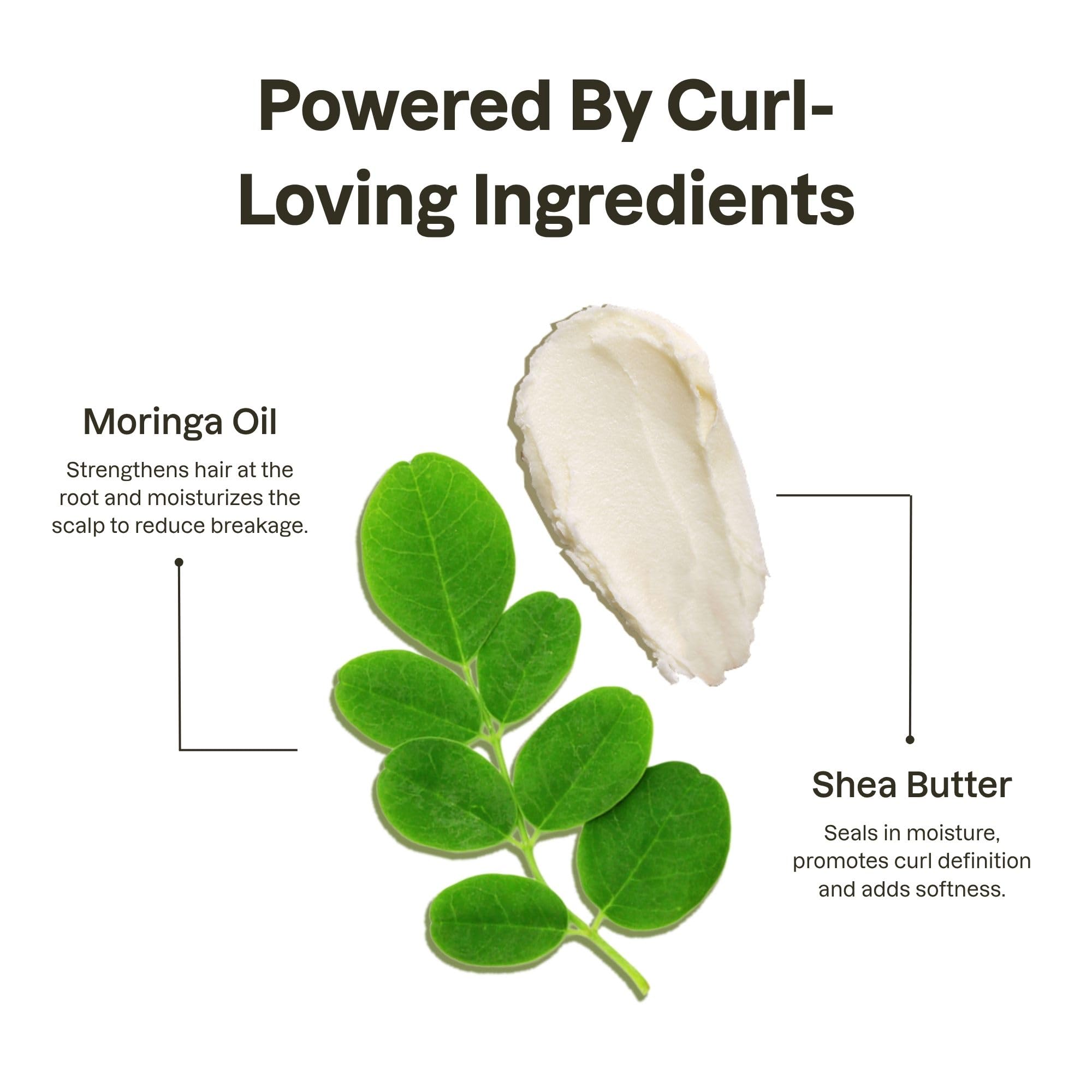 Love Ur Curls conditioner slip closeup for effortless detangling