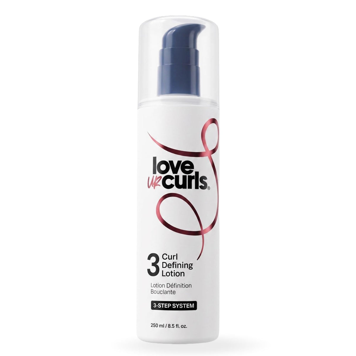 Love Ur Curls front jar showing label and benefits clearly