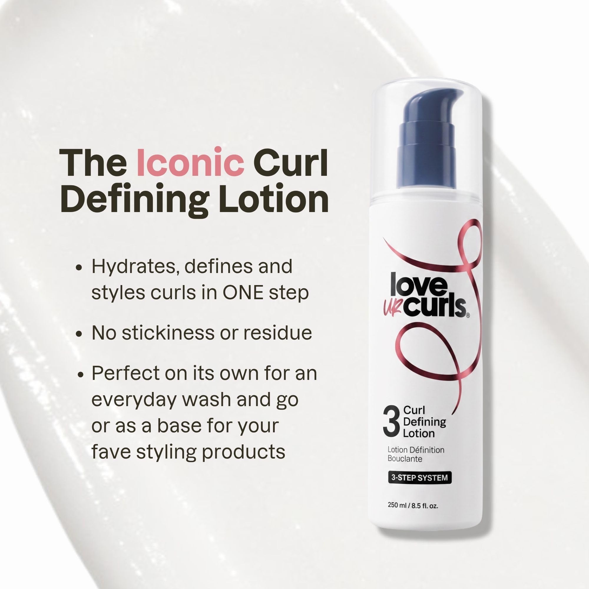 Love Ur Curls shea butter and moringa oil ingredients for nourishment