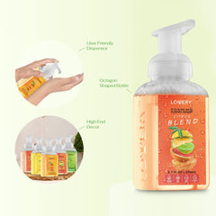 Lovery foaming texture close-up showing airy foam and moisturizing finish