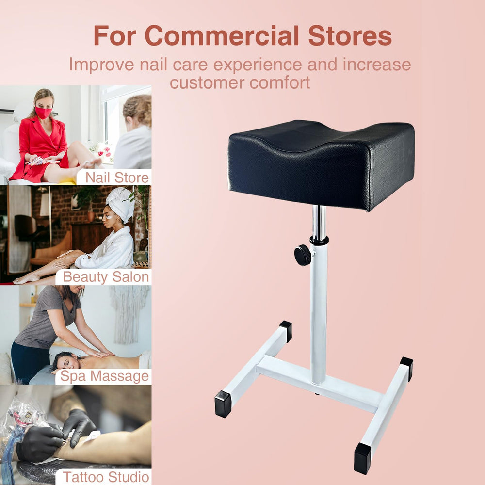 LOVEVLOGY footrest in salon use improving technician ergonomics and speed