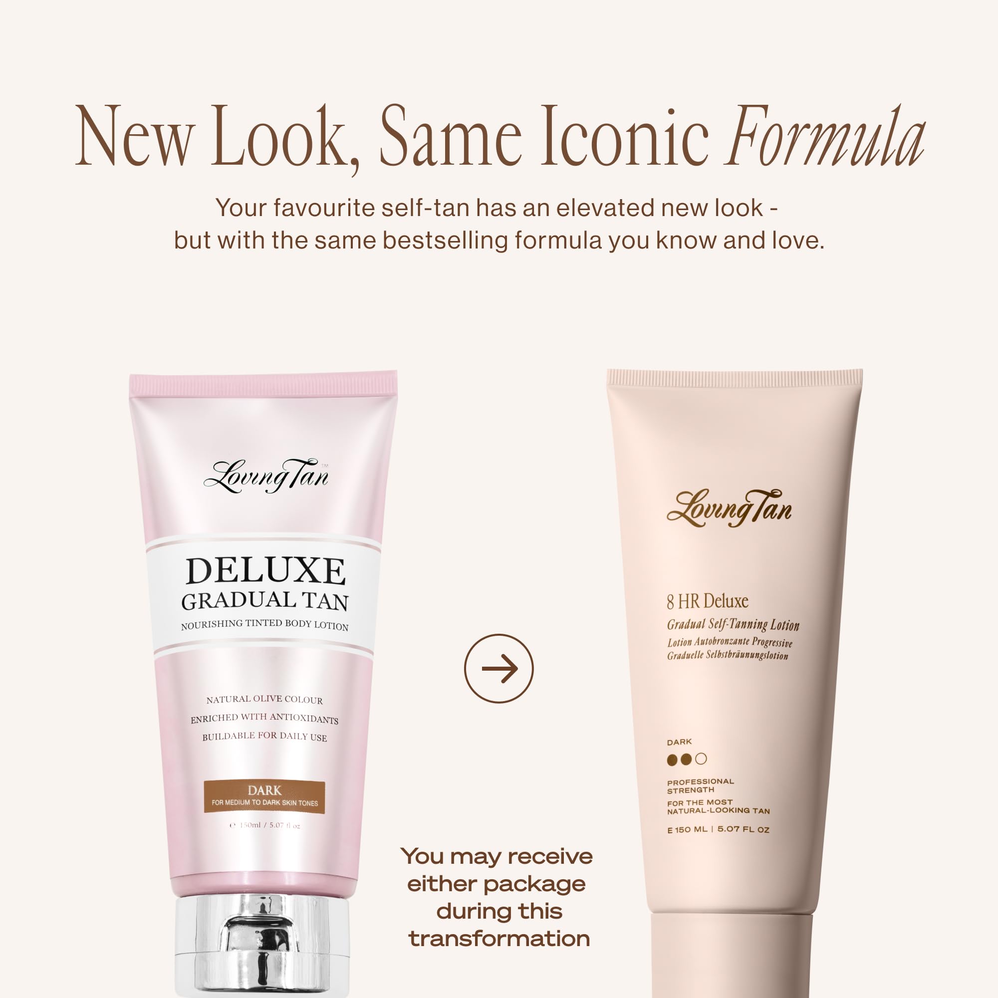 Close-up of Loving Tan lotion texture highlighting smooth, quick-dry feel