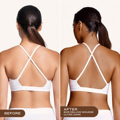 Loving Tan foam texture close-up illustrating smooth spreadability benefit