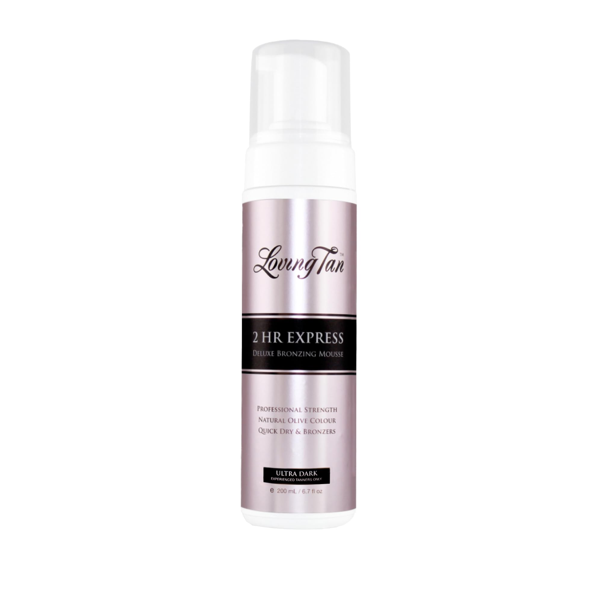 Loving Tan front packaging showing bottle and label for easy identification