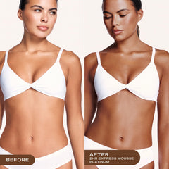 Loving Tan pump dispensing mousse for quick, mess-free application