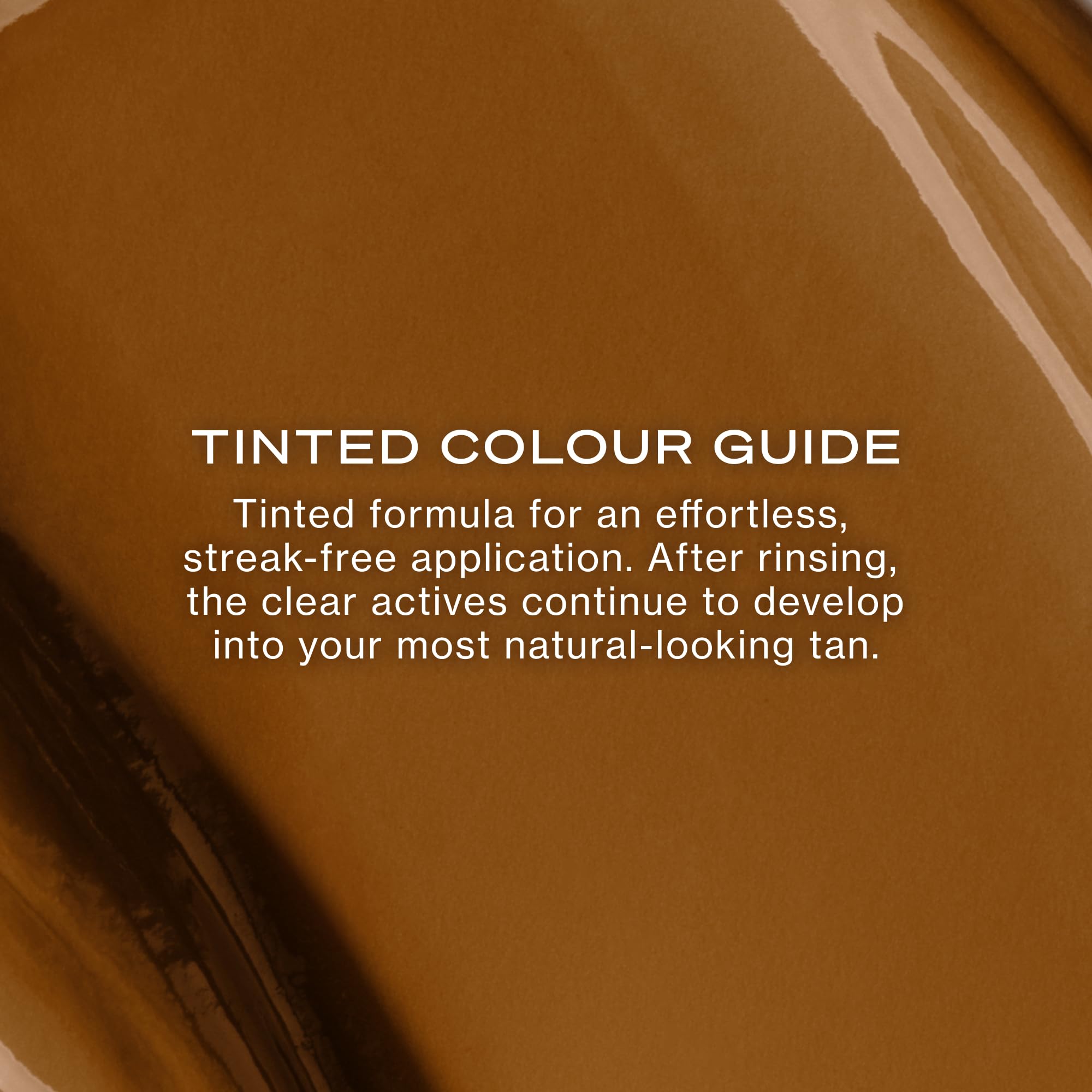 Loving Tan tinted lotion close up, displays visible colour guide for precise application