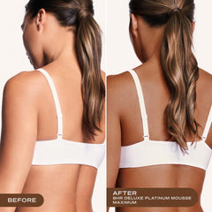 Loving Tan mousse texture close-up demonstrating fast-dry, non-sticky feel