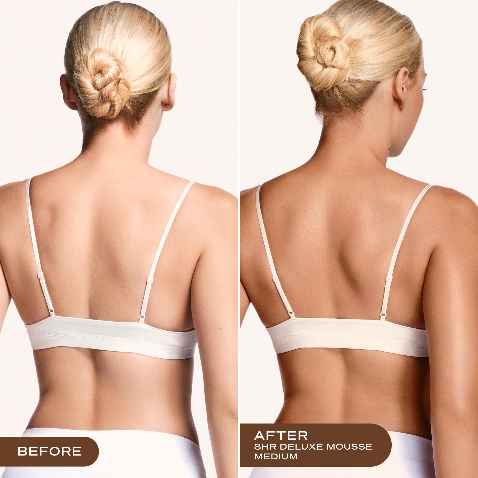 Loving Tan close-up of lightweight foam texture, demonstrates quick-drying benefit