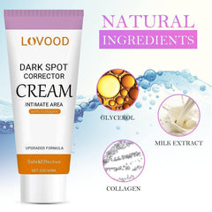 LOVOOD cream texture close-up demonstrating smooth, fast-absorbing formula