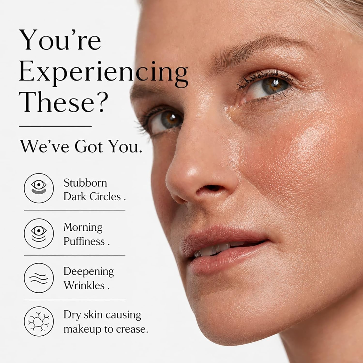 Loxadz caffeine and retinol visual highlighting active ingredients benefit