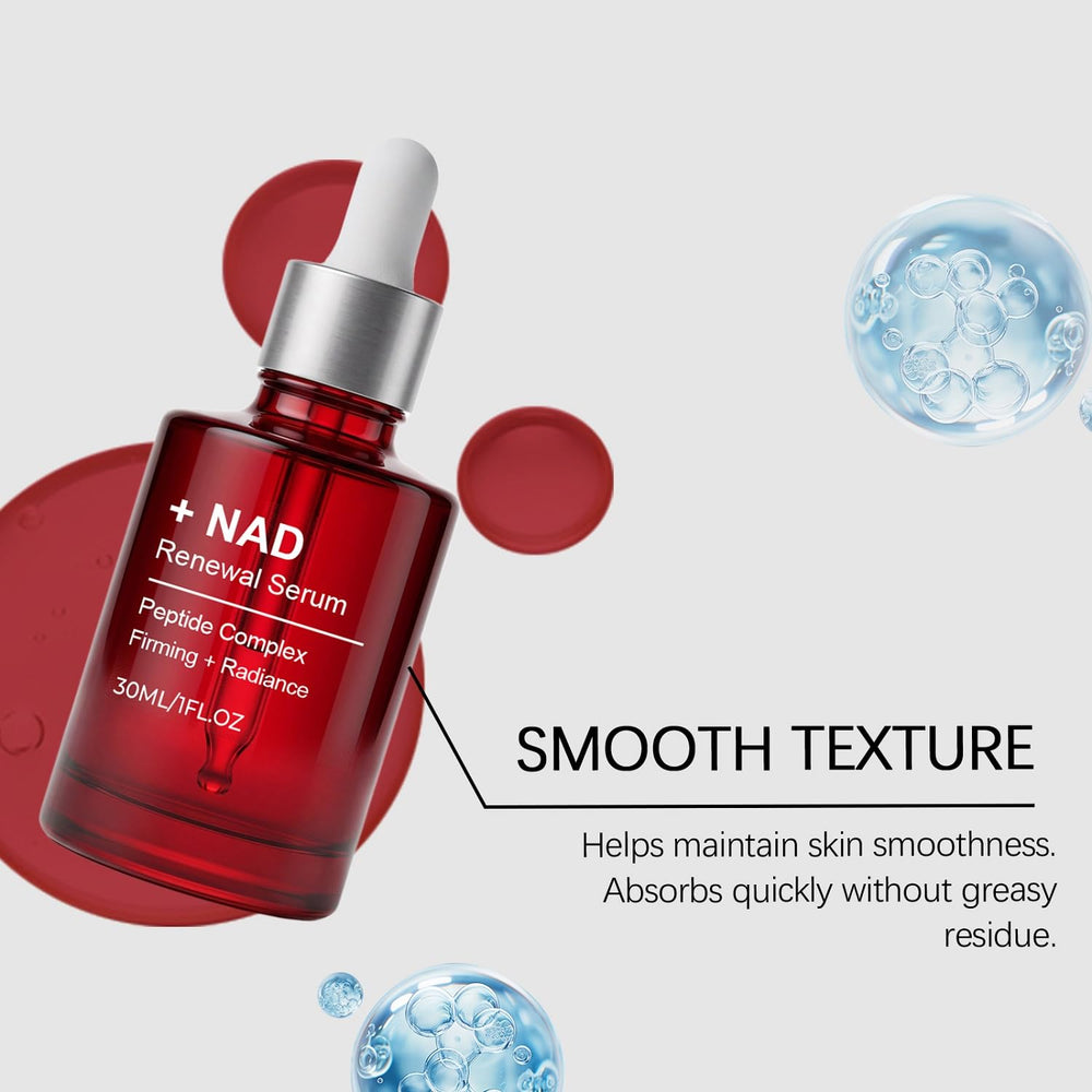 LOYOTICE applying serum to face and neck to boost firmness benefit
