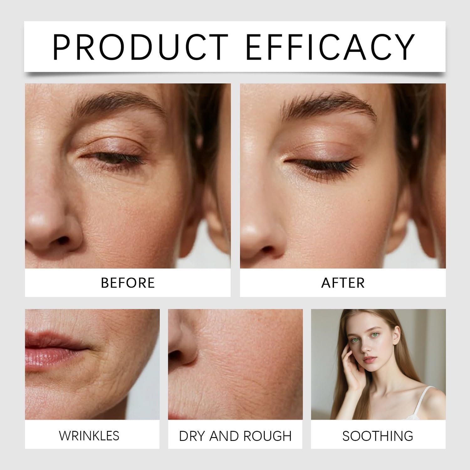LOYOTICE ingredients label showing NAD+, EGF, peptides for clarity benefit
