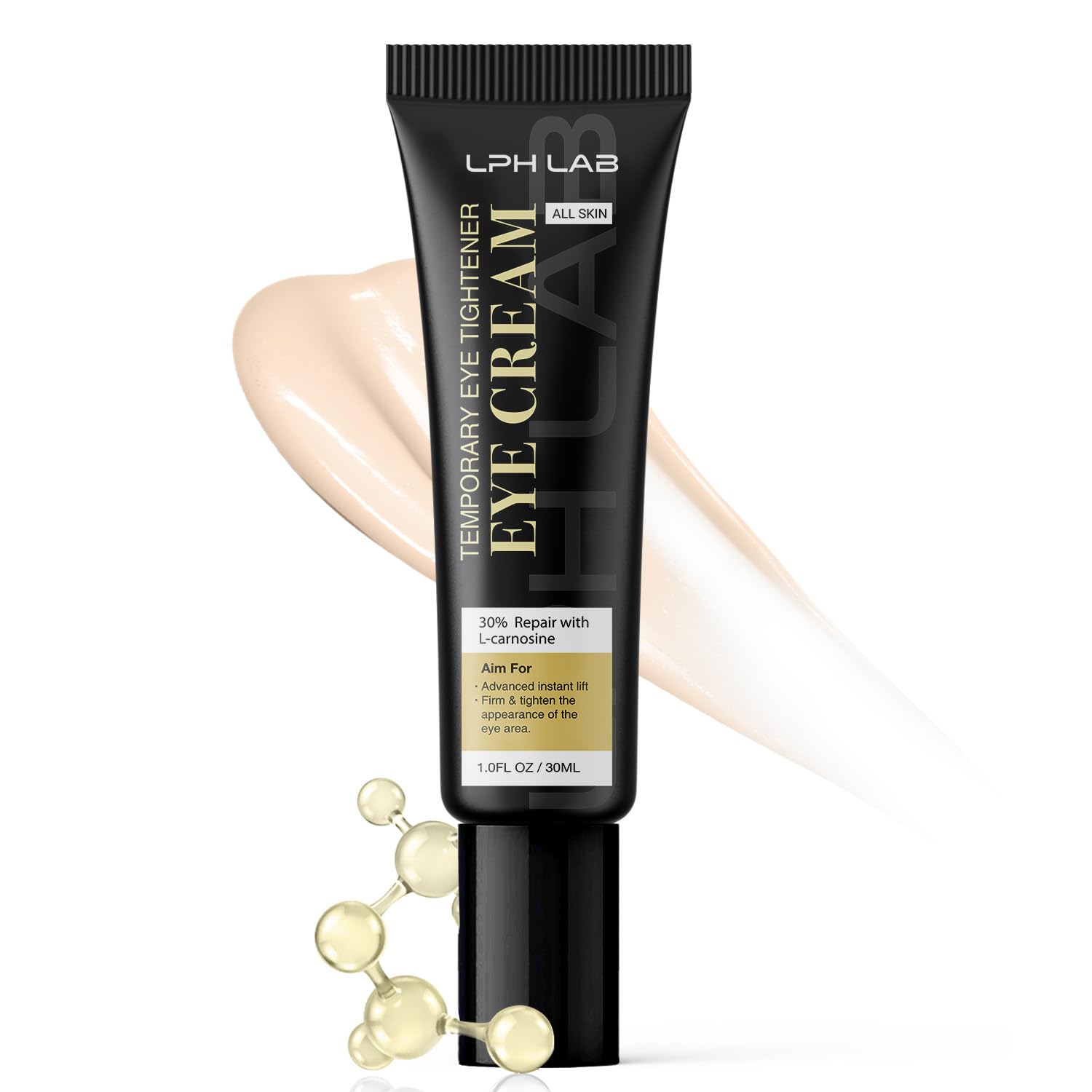 LPH LAB front packaging showing tube and benefits for a refreshed look
